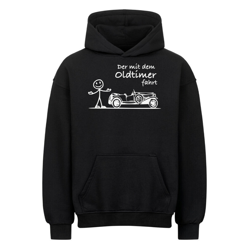 Der Oldtimer fährt Oversized Hoodie