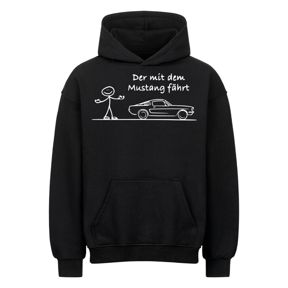 Der Mustang Fährt Oversized Hoodie
