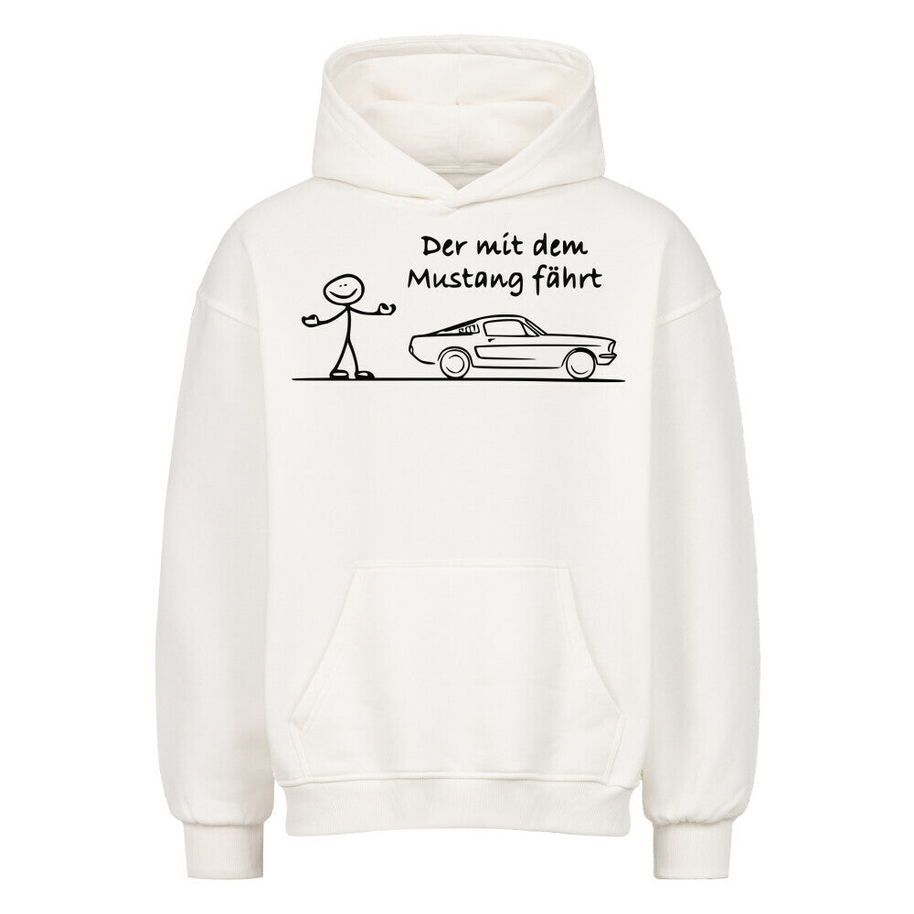 Der Mustang Fährt Oversized Hoodie