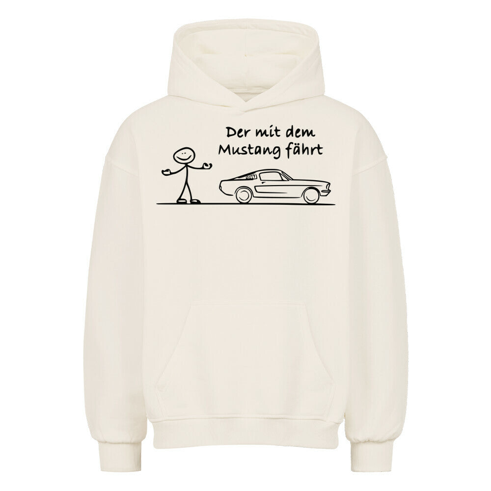 Der Mustang Fährt Oversized Hoodie