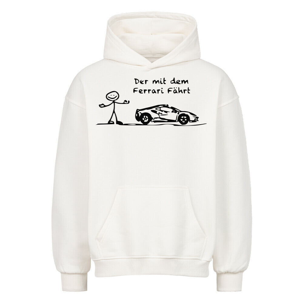 Der Ferrari fährt Oversized Hoodie