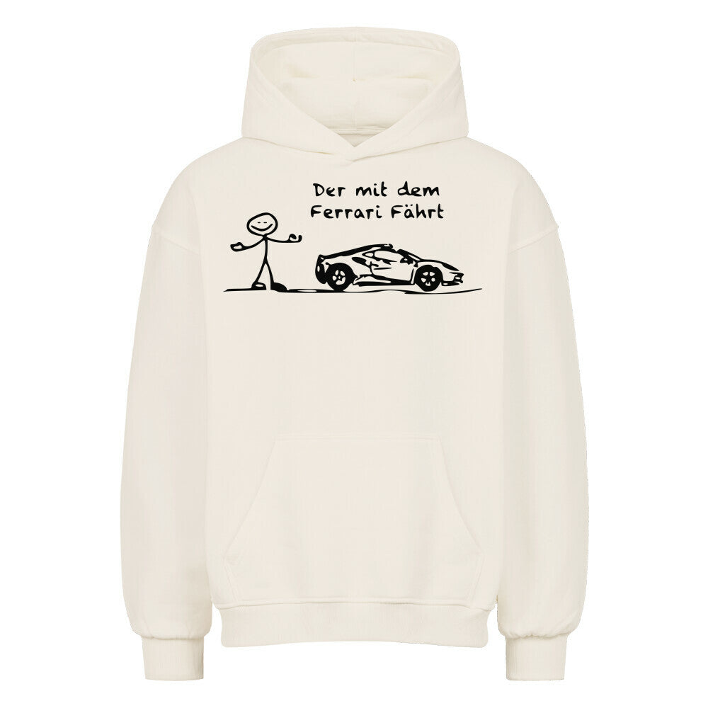 Der Ferrari fährt Oversized Hoodie