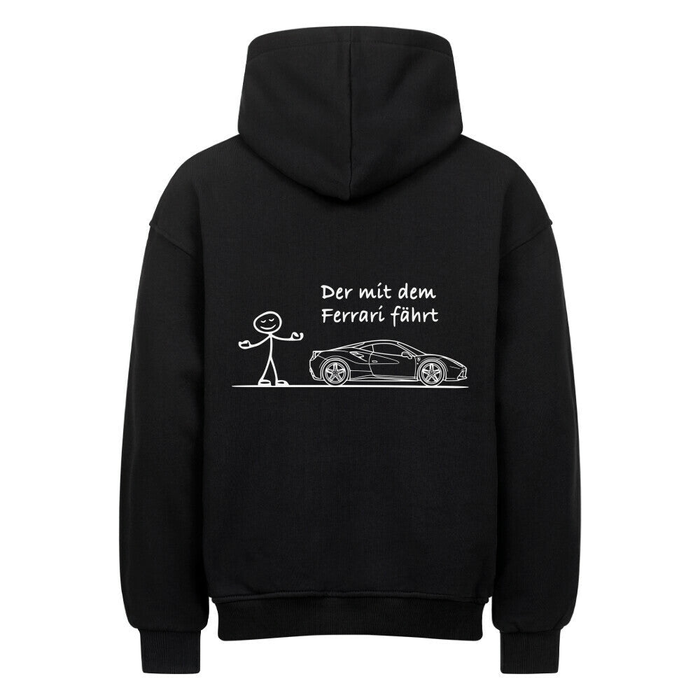 Der Ferrari fährt Oversized Hoodie