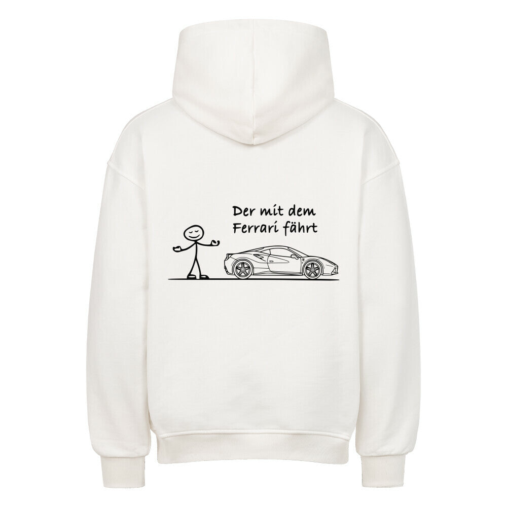 Der Ferrari fährt Oversized Hoodie