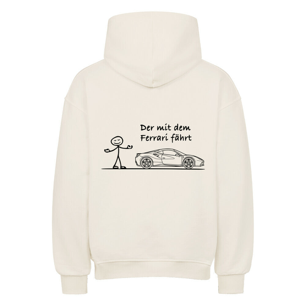 Der Ferrari fährt Oversized Hoodie
