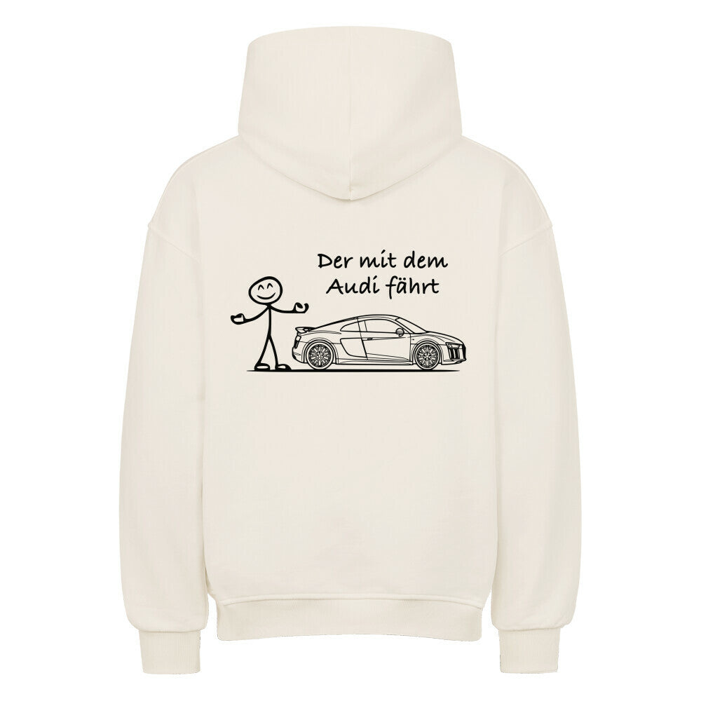 Der Audi fährt Oversized Hoodie