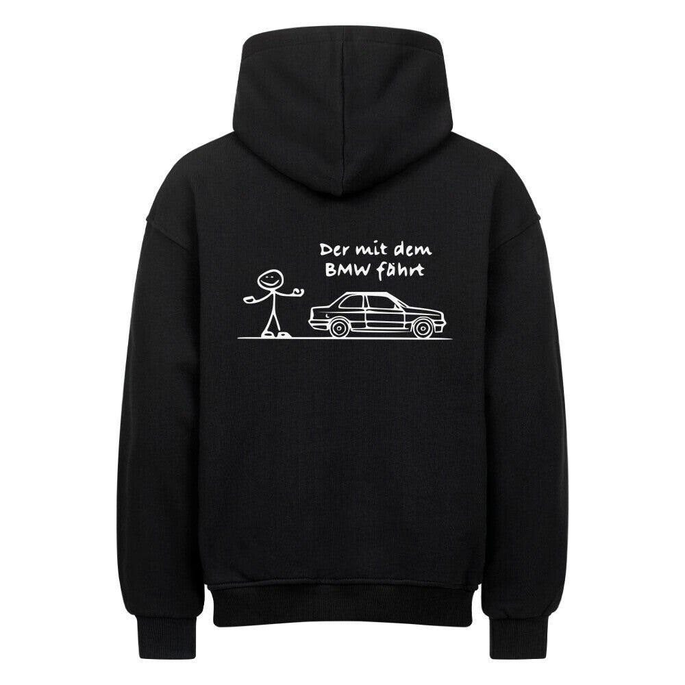 Der BMW Fährt Backprint Hoodie