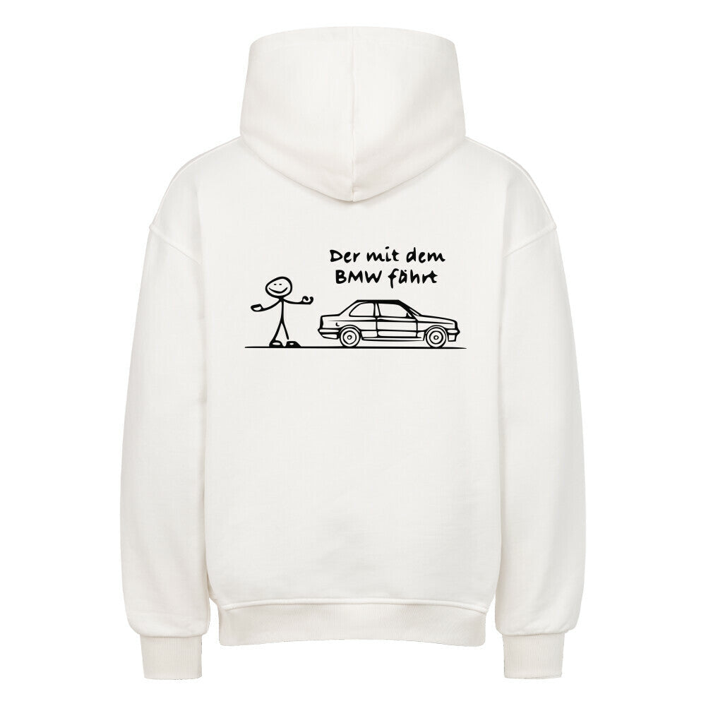 Der BMW Fährt Backprint Hoodie