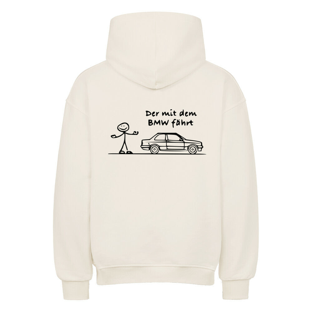 Der BMW Fährt Backprint Hoodie