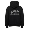 Der Mustang fährt Backprint Hoodie